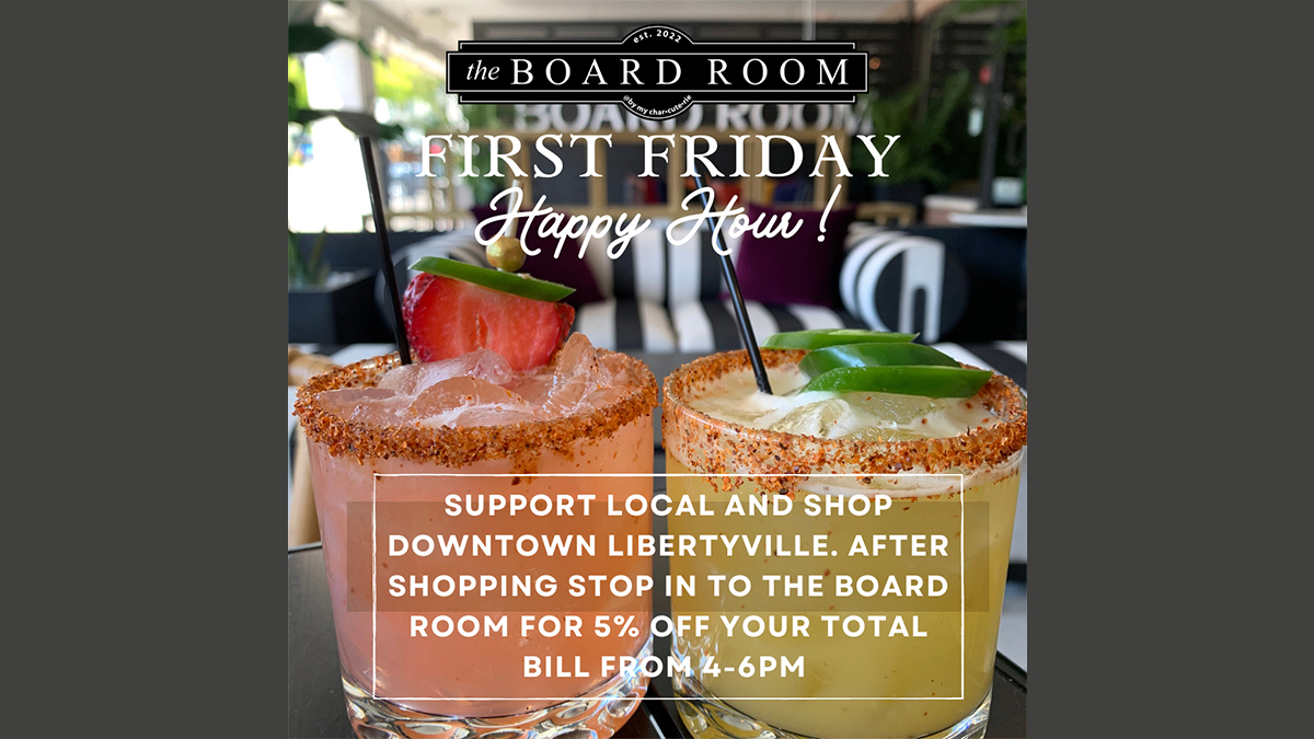 First Friday Happy Hour at The Board Room Libertyville